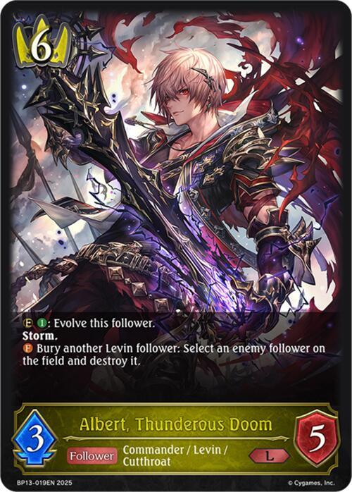 Albert, Thunderous Doom, BP13: Dominion of Darkness BP13-019EN