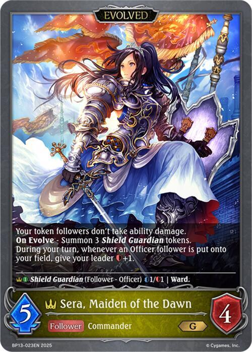 Sera, Maiden of the Dawn (Evolved), BP13: Dominion of Darkness BP13-023EN