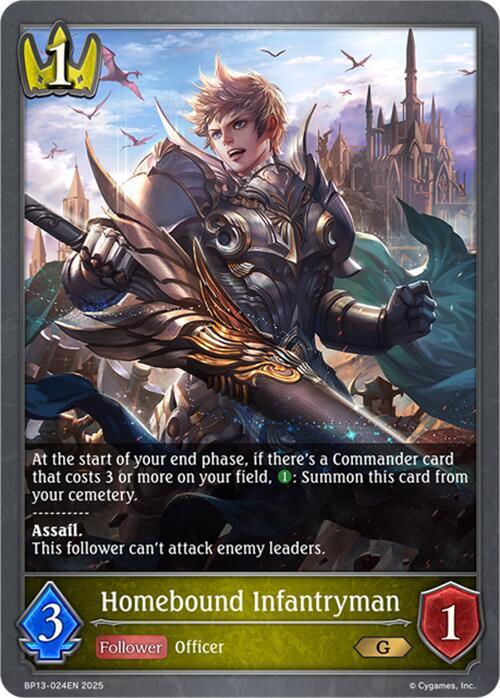 Homebound Infantryman, BP13: Dominion of Darkness BP13-024EN