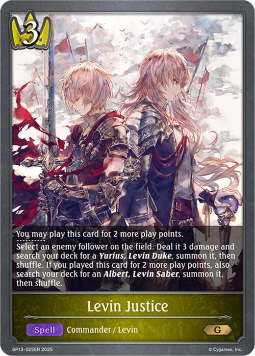 Levin Justice, BP13: Dominion of Darkness BP13-025EN