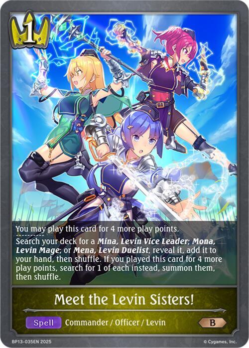 Meet the Levin Sisters!, BP13: Dominion of Darkness BP13-035EN