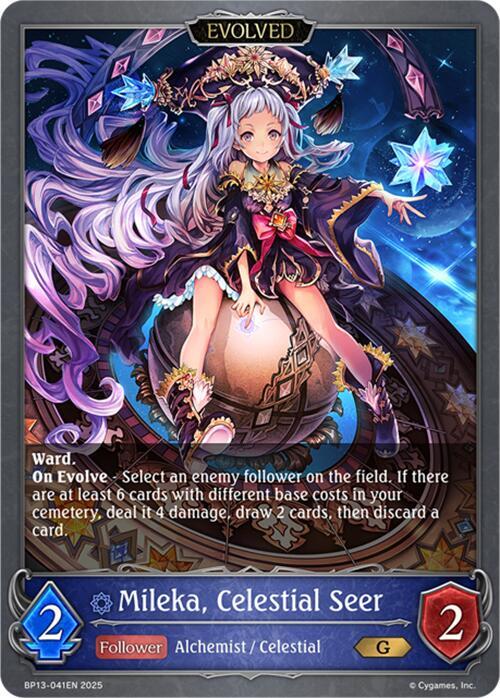 Mileka, Celestial Seer (Evolved), BP13: Dominion of Darkness BP13-041EN