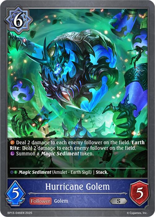 Hurricane Golem, BP13: Dominion of Darkness BP13-046EN