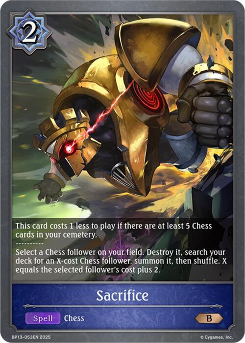 Sacrifice, BP13: Dominion of Darkness BP13-053EN