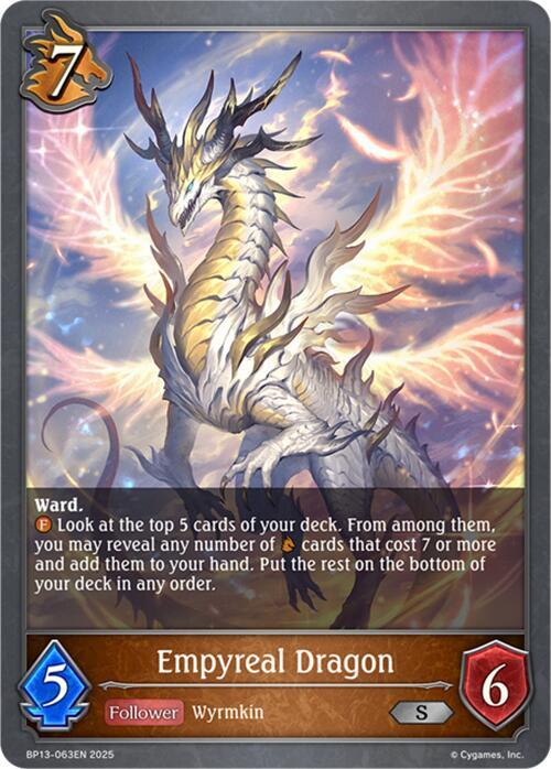 Empyreal Dragon, BP13: Dominion of Darkness BP13-063EN