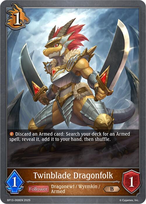 Twinblade Dragonfolk, BP13: Dominion of Darkness BP13-068EN