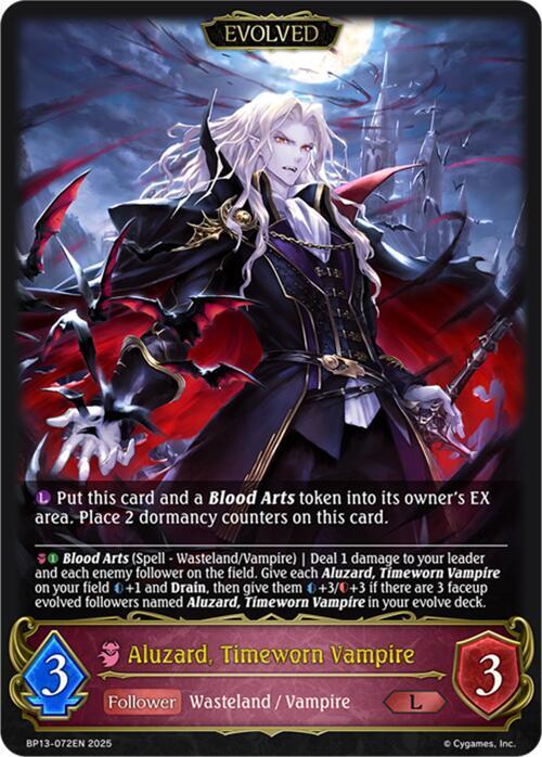 Aluzard, Timeworn Vampire (Evolved), BP13: Dominion of Darkness BP13-072EN