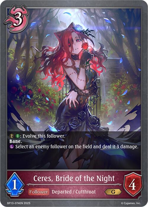 Ceres, Bride of the Night, BP13: Dominion of Darkness BP13-074EN