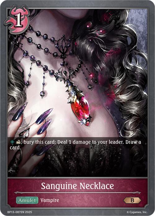 Sanguine Necklace, BP13: Dominion of Darkness BP13-087EN