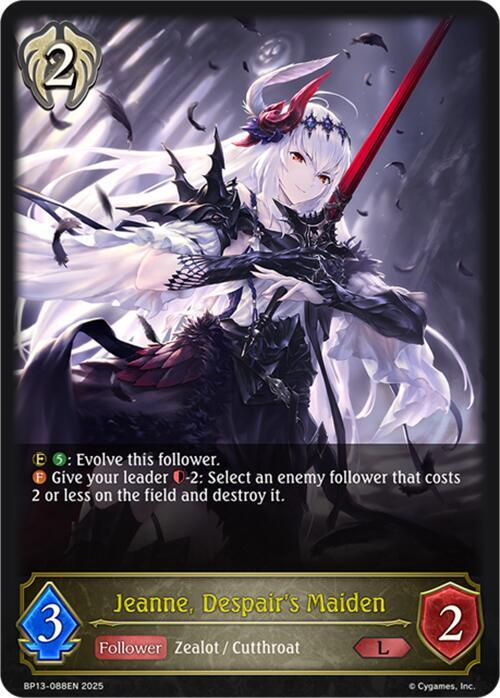 Jeanne, Despair's Maiden, BP13: Dominion of Darkness BP13-088EN
