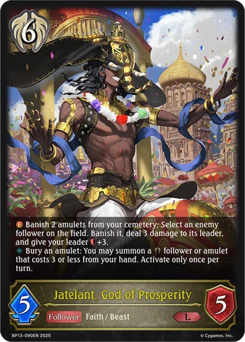 Jatelant, God of Prosperity, BP13: Dominion of Darkness BP13-090EN