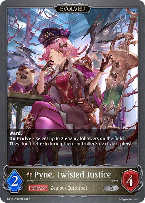 Pyne, Twisted Justice (Evolved), BP13: Dominion of Darkness BP13-096EN
