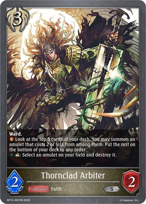Thornclad Arbiter, BP13: Dominion of Darkness BP13-097EN