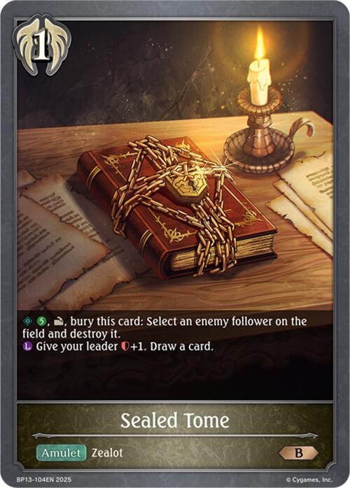 Sealed Tome, BP13: Dominion of Darkness BP13-104EN