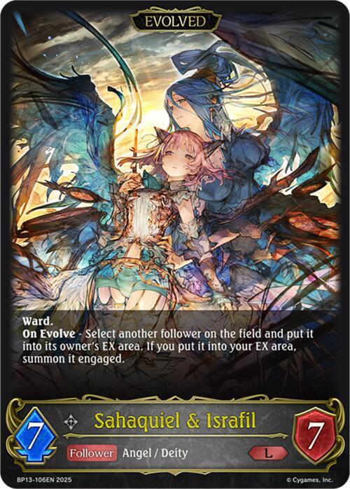Sahaquiel & Israfil (Evolved), BP13: Dominion of Darkness BP13-106EN