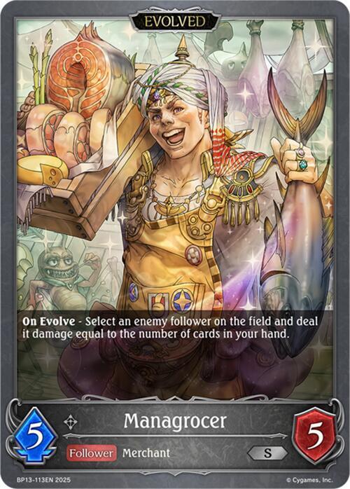 Managrocer (Evolved), BP13: Dominion of Darkness BP13-113EN