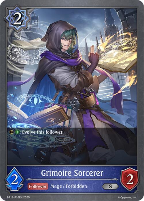 Grimoire Sorcerer - P10 (Foil), BP13: Dominion of Darkness BP13-P10EN
