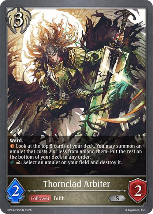 Thornclad Arbiter - P22 (Foil), BP13: Dominion of Darkness BP13-P22EN