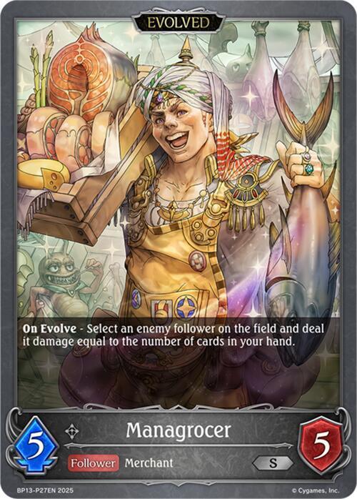 Managrocer (Evolved) - P27 (Foil), BP13: Dominion of Darkness BP13-P27EN