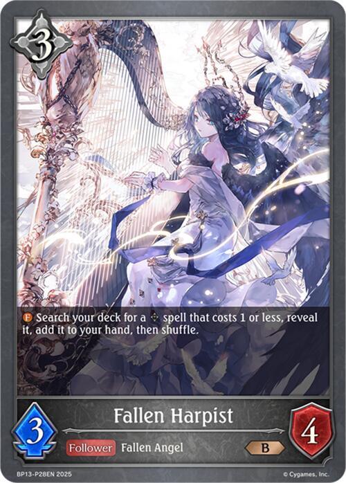 Fallen Harpist - P28 (Foil), BP13: Dominion of Darkness BP13-P28EN