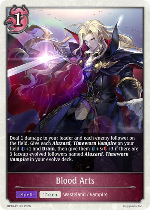 Blood Arts - P31 (Foil), BP13: Dominion of Darkness BP13-P31EN