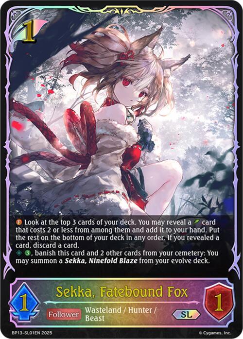 Sekka, Fatebound Fox (SL), BP13: Dominion of Darkness BP13-SL01EN