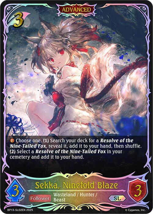 Sekka, Ninefold Blaze (SL), BP13: Dominion of Darkness BP13-SL02EN