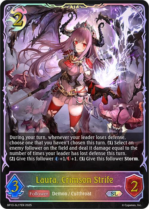 Laura, Crimson Strife (SL), BP13: Dominion of Darkness BP13-SL17EN