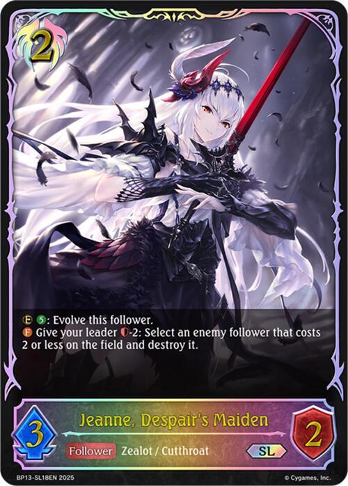 Jeanne, Despair's Maiden (SL), BP13: Dominion of Darkness BP13-SL18EN