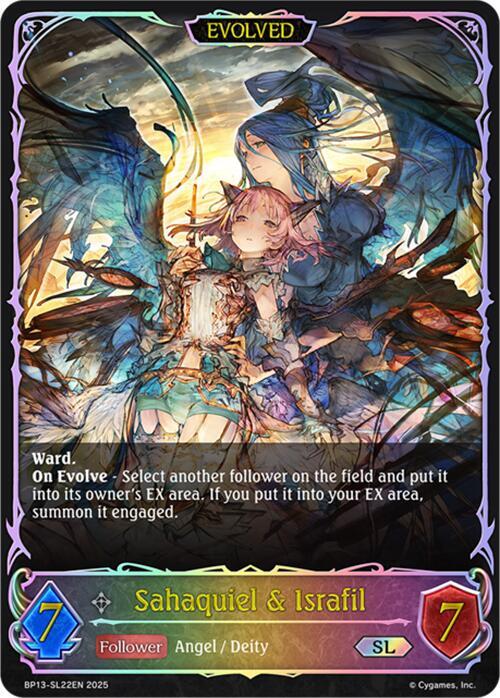 Sahaquiel & Israfil (Evolved) (SL), BP13: Dominion of Darkness BP13-SL22EN