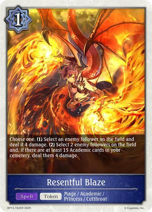 Resentful Blaze, BP13: Dominion of Darkness BP13-T02EN