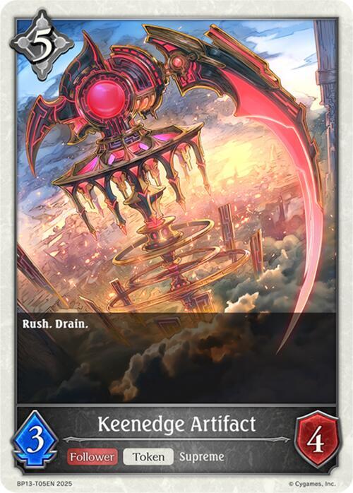 Keenedge Artifact, BP13: Dominion of Darkness BP13-T05EN