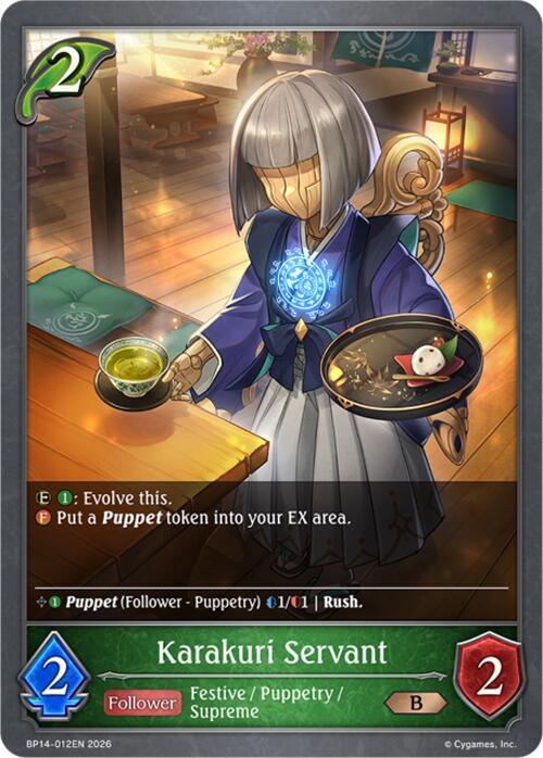 Karakuri Servant, BP14: Banquet of Dreams BP14-012EN