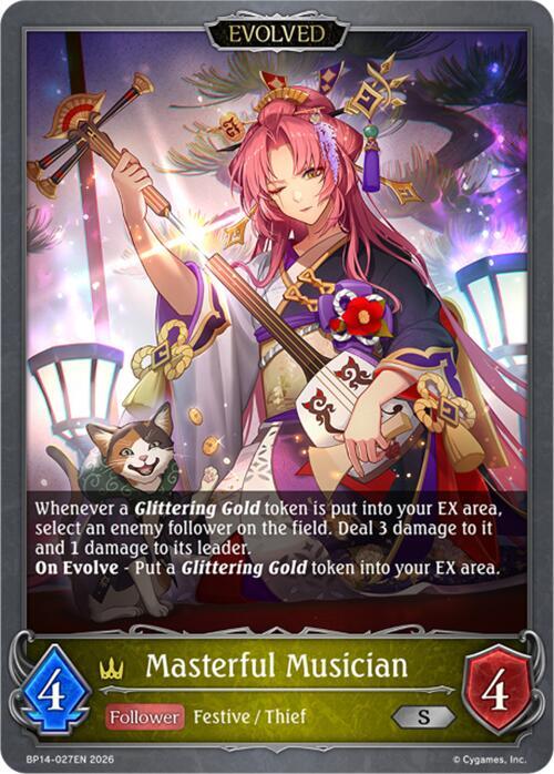 Masterful Musician (Evolved), BP14: Banquet of Dreams BP14-027EN