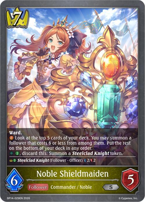 Noble Shieldmaiden, BP14: Banquet of Dreams BP14-029EN