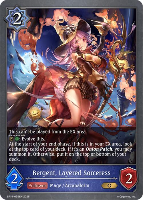 Bergent, Layered Sorceress, BP14: Banquet of Dreams BP14-039EN