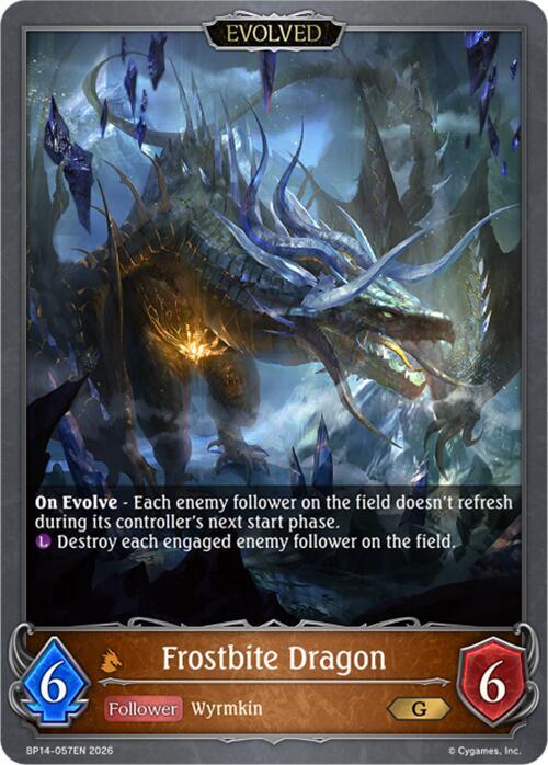 Frostbite Dragon (Evolved), BP14: Banquet of Dreams BP14-057EN