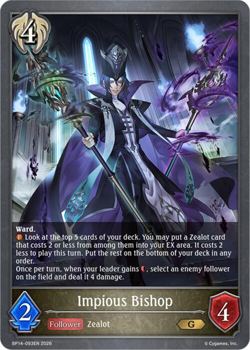 Impious Bishop, BP14: Banquet of Dreams BP14-093EN