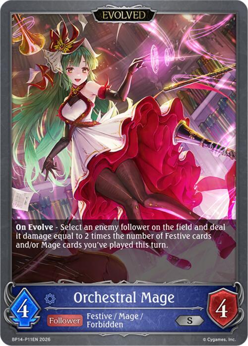 Orchestral Mage (Evolved) - P11 (Foil), BP14: Banquet of Dreams BP14-P11EN