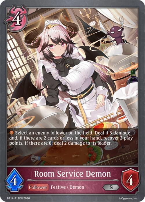 Room Service Demon - P19 (Foil), BP14: Banquet of Dreams BP14-P19EN