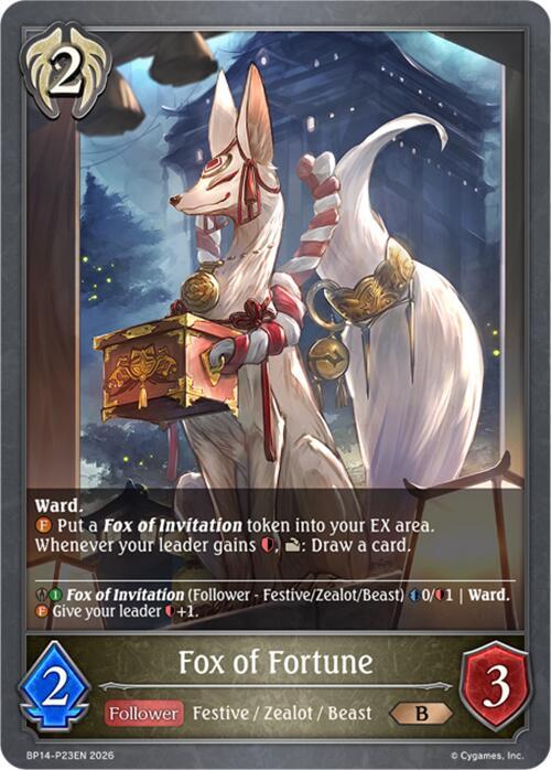 Fox of Fortune - P23 (Foil), BP14: Banquet of Dreams BP14-P23EN