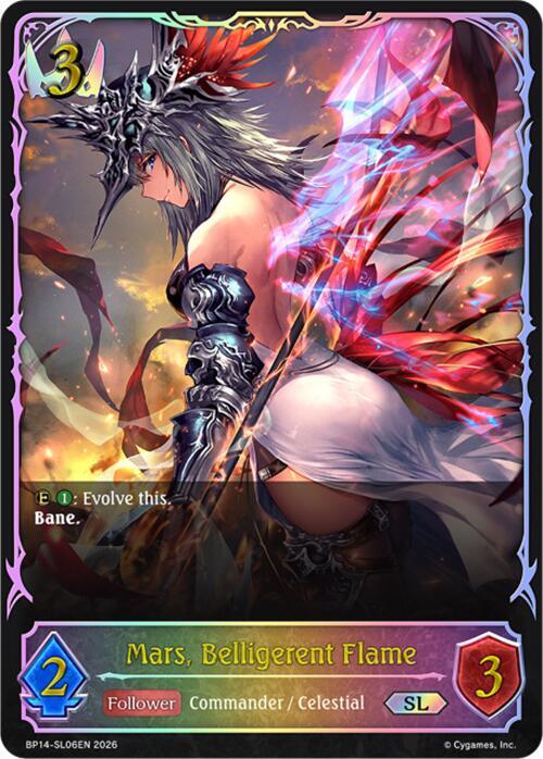 Mars, Belligerent Flame (SL), BP14: Banquet of Dreams BP14-SL06EN
