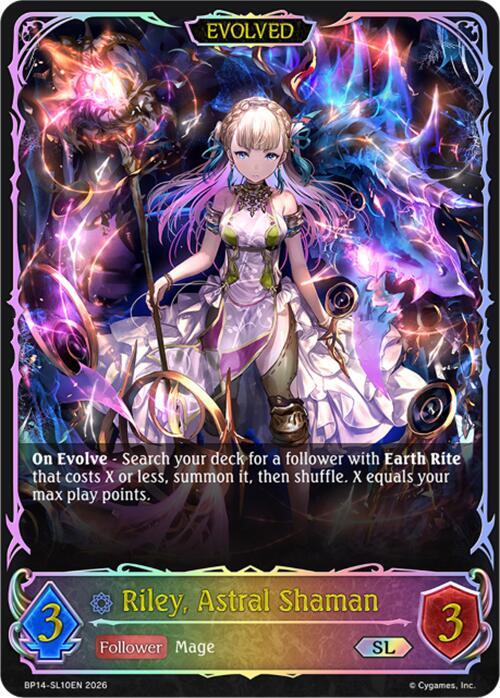 Riley, Astral Shaman (Evolved) (SL), BP14: Banquet of Dreams BP14-SL10EN