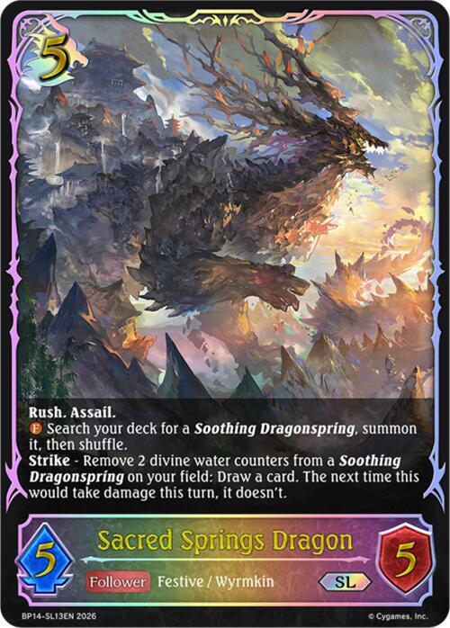 Sacred Springs Dragon (SL), BP14: Banquet of Dreams BP14-SL13EN
