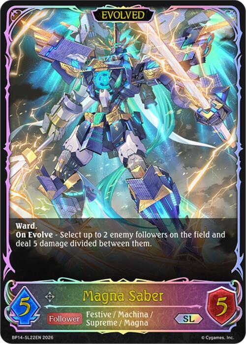 Magna Saber (Evolved) (SL), BP14: Banquet of Dreams BP14-SL22EN