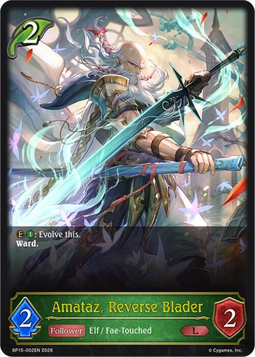 Amataz, Reverse Blader, BP15: Trial of the Omens BP15-002EN