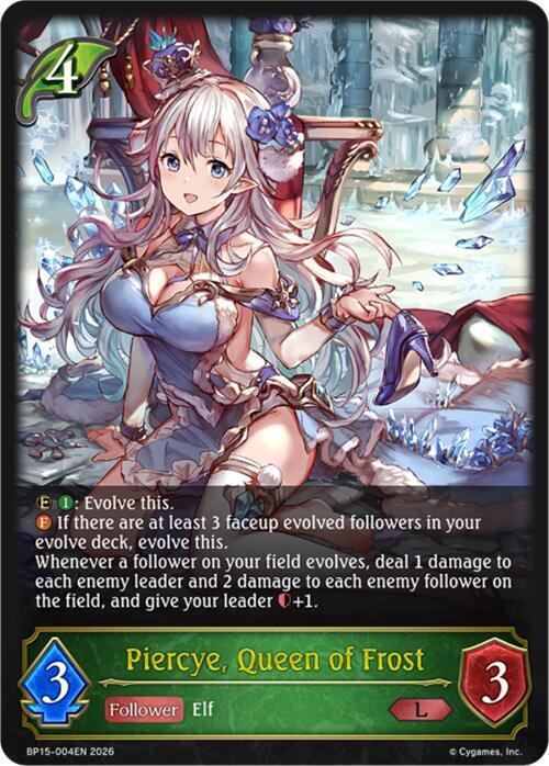 Piercye, Queen of Frost, BP15: Trial of the Omens BP15-004EN