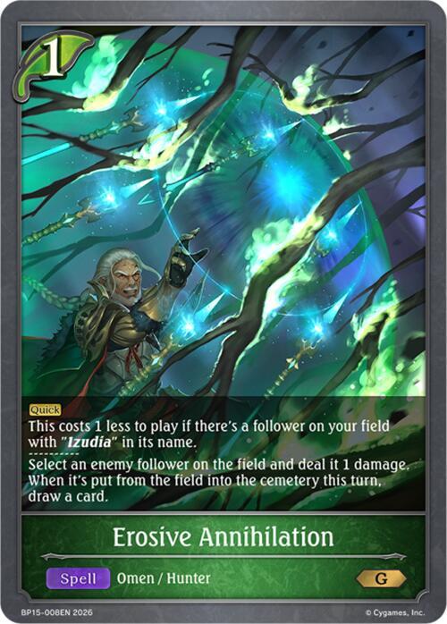 Erosive Annihilation, BP15: Trial of the Omens BP15-008EN