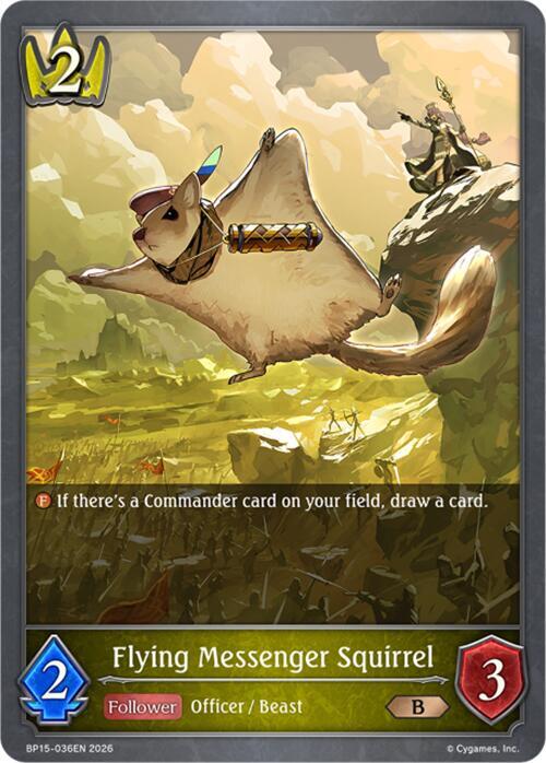 Flying Messenger Squirrel, BP15: Trial of the Omens BP15-036EN