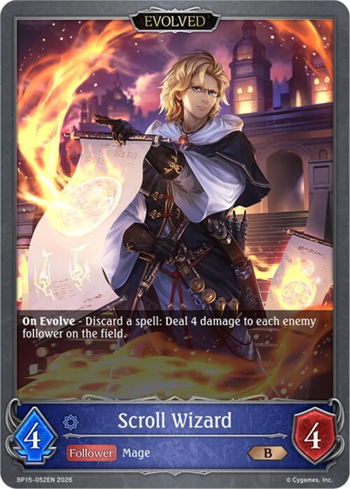 Scroll Wizard (Evolved), BP15: Trial of the Omens BP15-052EN